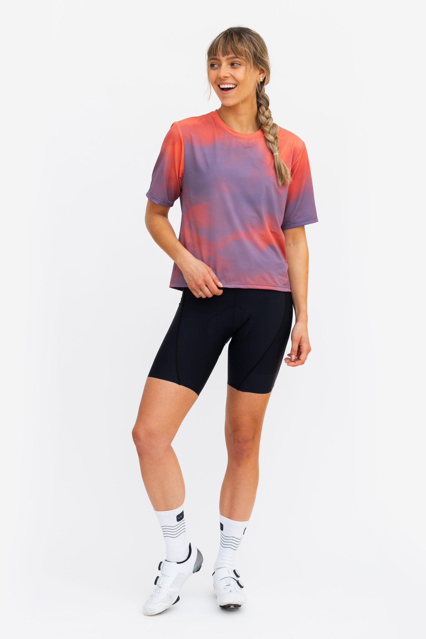 FLOW – Chandail de vélo tout-terrain pour femmes – Sunset
