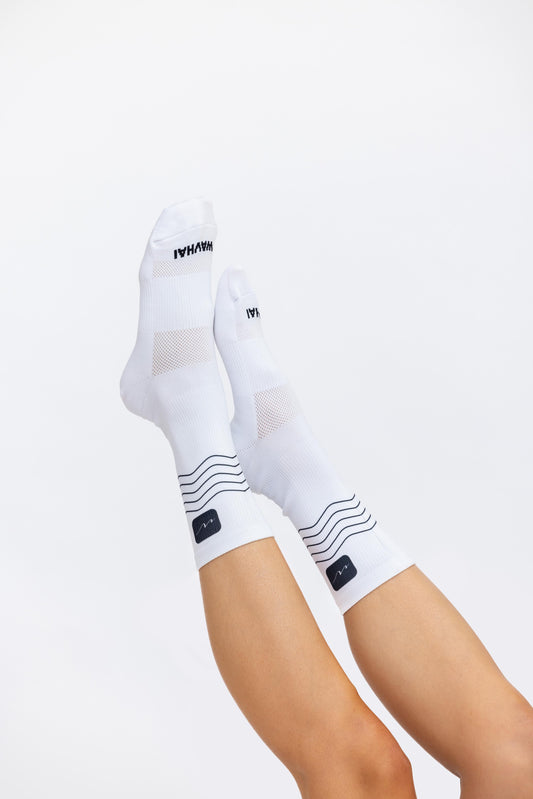 WAVE-hai White Socks